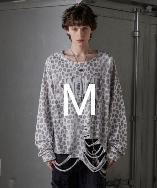 【GRANCY】Patterned All Over Rhinestone Graphic 総柄ラインストーングラフィックロンT