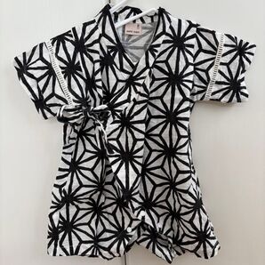 【売り切りたいので希望金額入力してください!】petit main プティマイン 甚平ロンパース 70