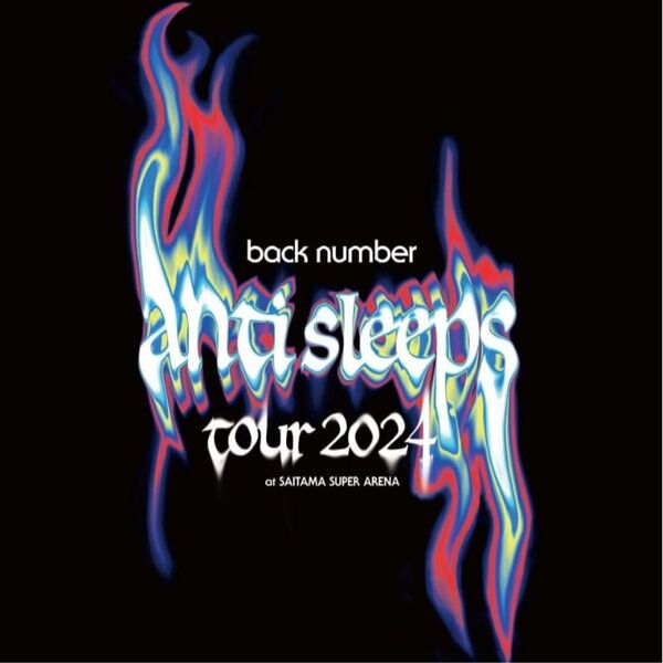 back number "anti sleeps tour 2024" DVD