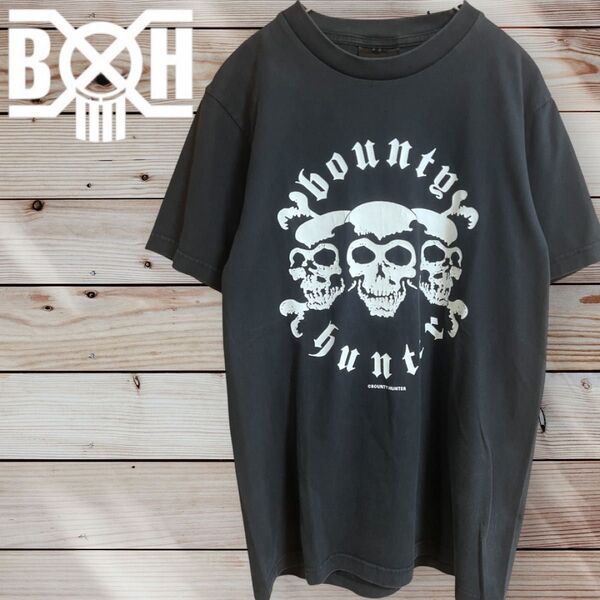 Bounty Hunter バウンティーハンター スカルプリント Tシャツ