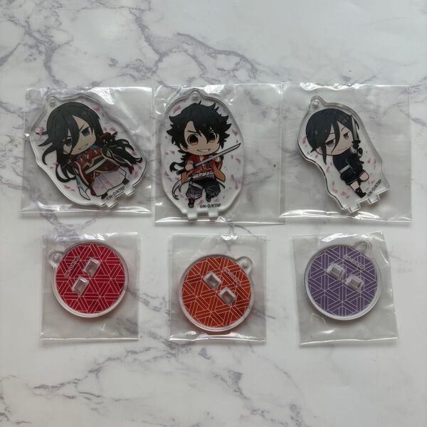 アニカフェ 活撃 刀剣乱舞 アクリルスタンドキーホルダー【和泉守 陸奥守 薬研】