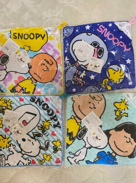 SNOOPY スヌーピー ループ・ネームタグ付きタオル 入園準備 保育園 幼稚園