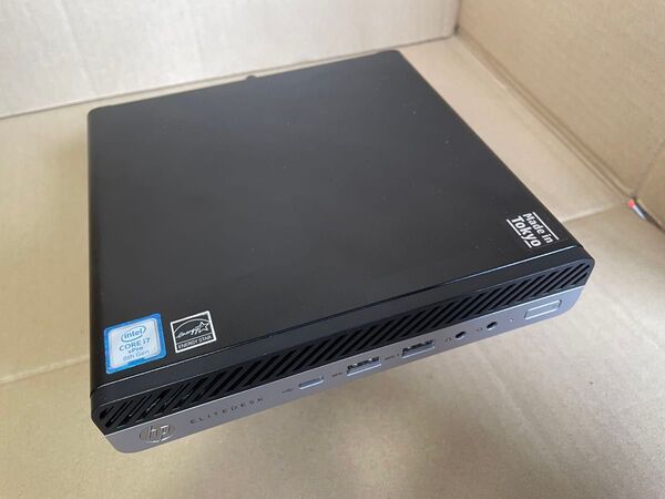 整備済 HP EliteDesk 800 G4 DM Core i7 8700t 8GB/500GB ミニPC Win11 Pro