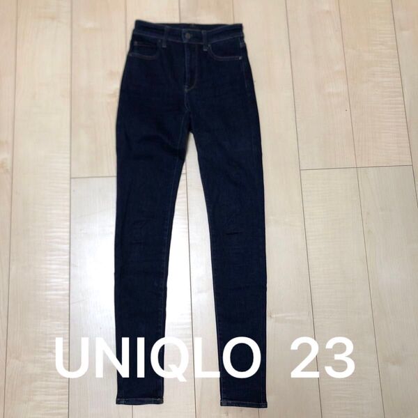 UNIQLO ユニクロ スキニー デニム ハイウエスト ストレッチ 23 デニムパンツ パンツ