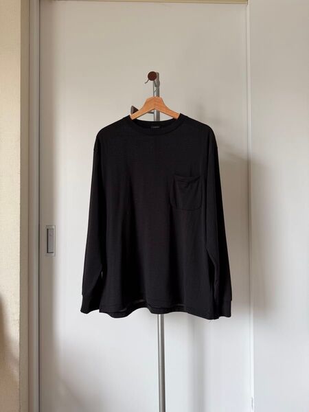 【COMOLI】サマーウール 長袖Tシャツ (25SS) size2