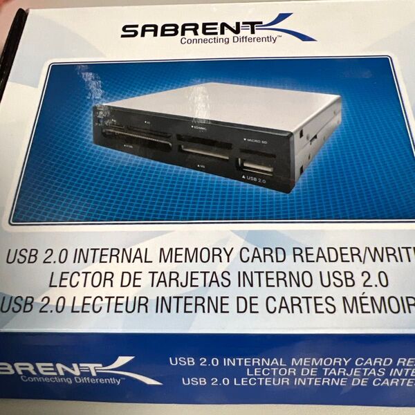 SABRENT USB2.0 内蔵型メモリカードリーダーライター