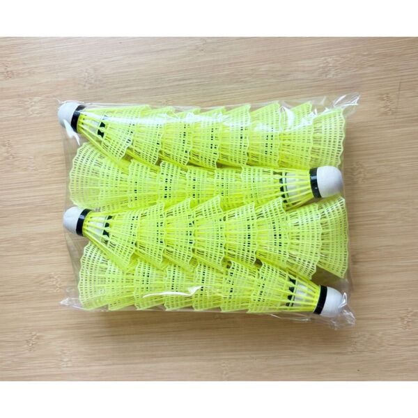【新品】バドミントン シャトル バッティング 野球 練習 30個 黄色 イエロー