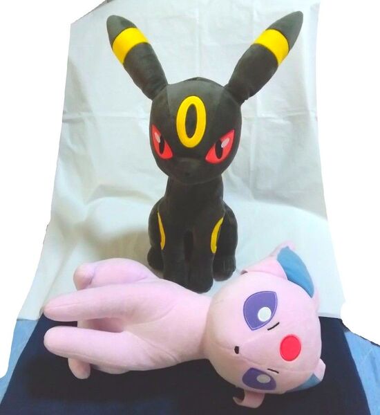 ポケットモンスター ポケモンめちゃもふぐっとぬいぐるみ エーフィ&ブラッキー 大サイズ 2個セット