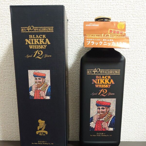 【古酒】ブラックニッカ12年 誕生40周年記念限定製造