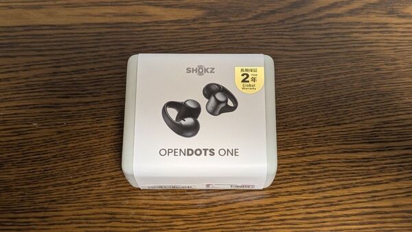 【未使用に近い】Shokz OpenDots ONE ブラック イヤーカフ型イヤホン