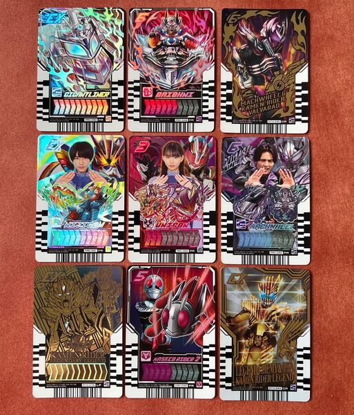仮面ライダーガッチャード ライドケミートレカ PR GR LP 9枚セット