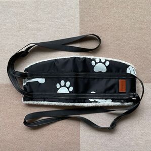 犬用の調整可能な歩行補助ハーネス 収納袋付き (S)