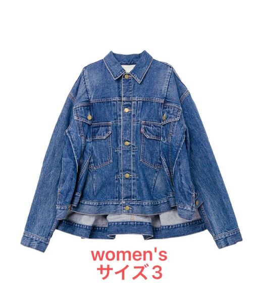 【サイズ3】Levi's x sacai Women's Denim Jacket