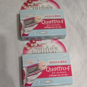 Schick クアトロ4 フォーウーマン 替刃 2個入×2セット 写真が全てです