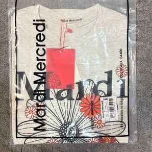 マルディメクルディMardi Mercredi Tシャツオートミールxブラック