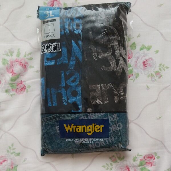 wrangler メンズ トランクス 3Lサイズ 2枚組