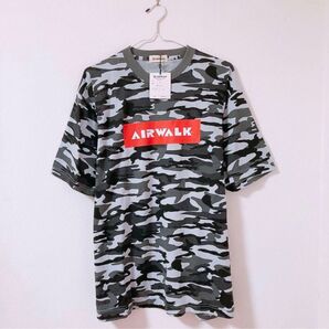 【新品未使用】エアウォーク メンズ 半袖 Tシャツ 迷彩柄 3L