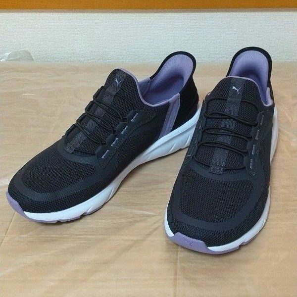 【美品】PUMA ★立ったままスッと履ける★ ソフトライド フレックスレース イーズイン ALT ランニングシューズ 28cm