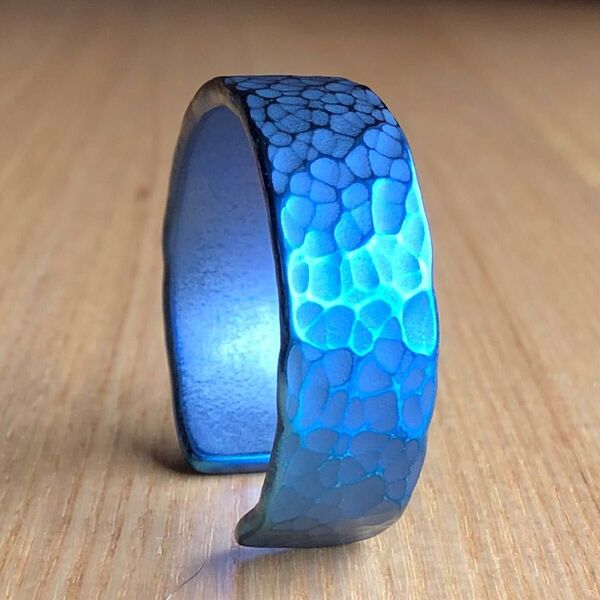 titanium bangle 青い珊瑚礁 バングル ブレスレット 受注生産品
