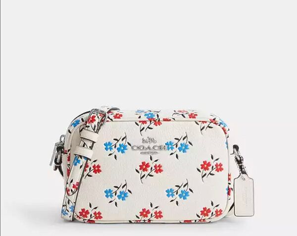 COACH /ショルダーバッグ/新品未使用/タグ付き未開封/ホワイト/花柄
