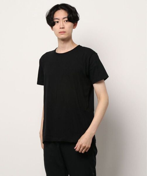 定価1,100円 未使用 CAMP7 パック Tシャツ 綿100% 抗菌加工 黒 パックT 半袖Tシャツ ラスト1