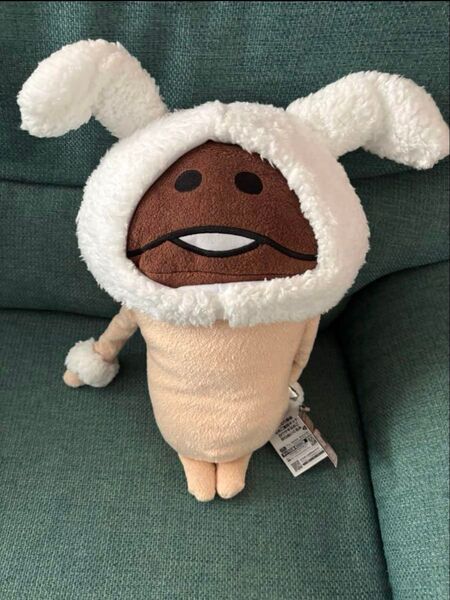 おさわり探偵 なめこ栽培キット 白ウサギなめこ BIGぬいぐるみ