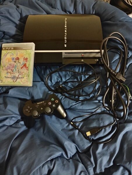 動作品 PlayStation3 40GB クリアブラック(旧型PS3本体 CECHH00) PS3