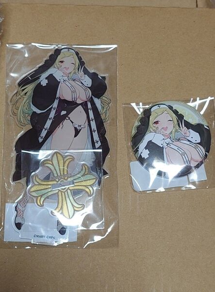 閃乱カグラ 爆乳ハイパーWEBくじ 7パイ目 C賞 四季 アクリルスタンド 缶バッジセット