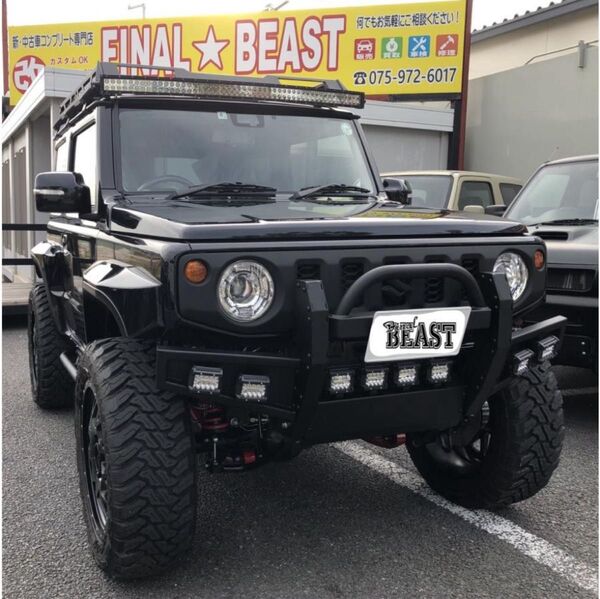 ジムニーJB64 JB74 42インチLEDライトバーステーセットset BEAST-R ビーストR