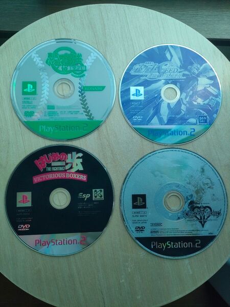 【ジャンク】 キングダムハーツⅡファイナルミックス 他 ディスクのみ4枚セット PS2