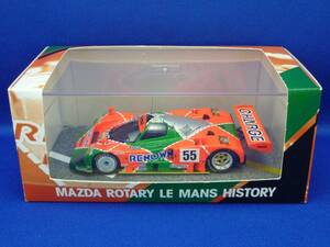 ⑩スパーク 1/43 マツダ 787B #55 ウイナー ル マン 1991 V.ヴァイドラー/J.ハーバート/B.ガショー(Spark, Mazda, Le Mans)