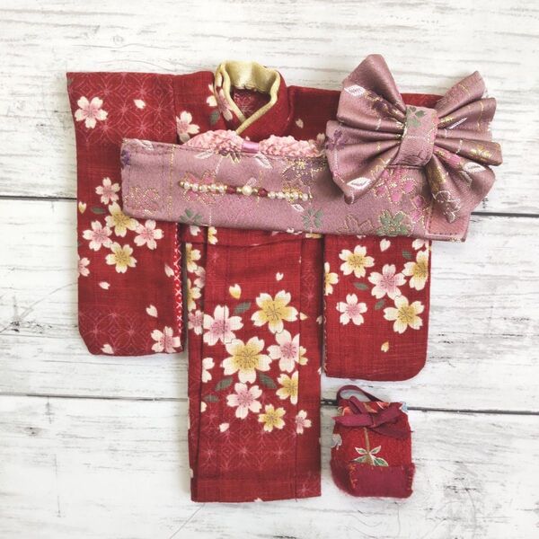 491 ハンドメイド リカちゃん 着物