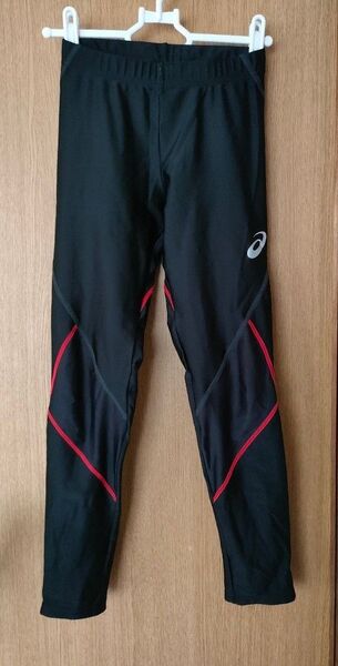 陸上部 ロングタイツ ASICS 中古S