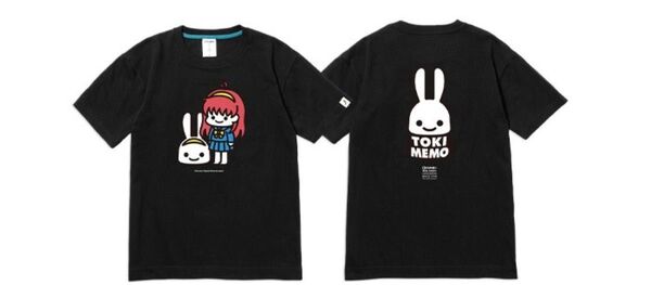 キューン×ときめきメモリアル コラボTシャツ ゲーム 半袖 ブラック
