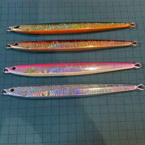 クーニーズ セグロジグ 背黒ジグ 150g4本 メタルジグ 廃盤 青物 タチウオ