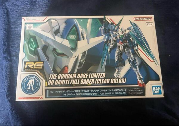 ガンダムベース限定 RG 1/144ダブルオークアンタフルセイバー クリアカラー RG