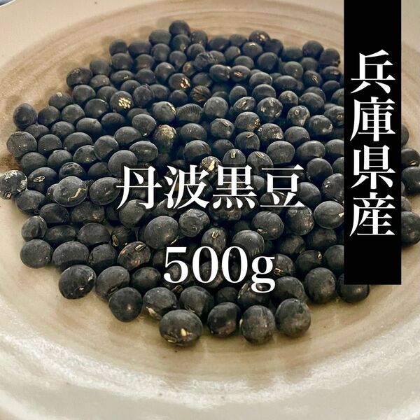 令和6年度 兵庫県産 丹波黒豆 中粒 500g