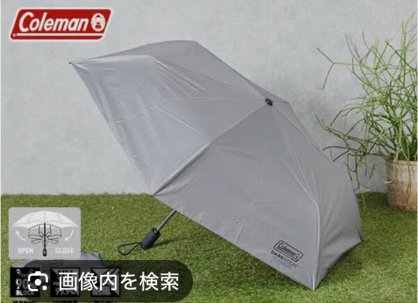 【新品】コールマン 晴雨兼用自動開閉折りたたみ傘 日傘 雨傘 55cm