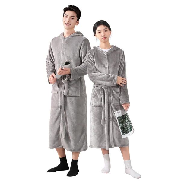 着る毛布 冬 防寒 男女兼用 フード付き ガウン ルームウェア 着るブランケット 暖かい 洗える ルームウェア 男女兼用 着る毛布
