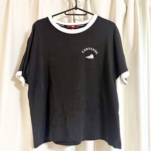 コンバース CONVERSE Tシャツ 半袖 ブラック 韓国