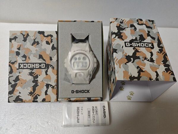 新品 G-SHOCK DW-6900SHB-7JR CASIO 柴犬モデル 白柴