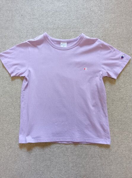 チャンピオン Champion Tシャツ 160 半袖 綿100% 定番 ワンポイントロゴ刺繍 CK-T301【2枚なら900円】