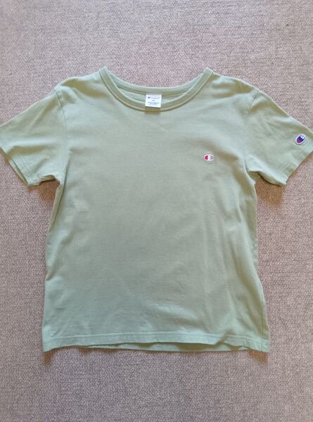 チャンピオン Champion Tシャツ 160 半袖 綿100% 定番 ワンポイントロゴ刺繍 CK-T301【2枚なら900円】