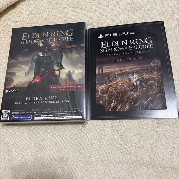 【PS4】 ELDEN RING SHADOW OF THE ERDTREE EDITION サウンドトラック新品未開封