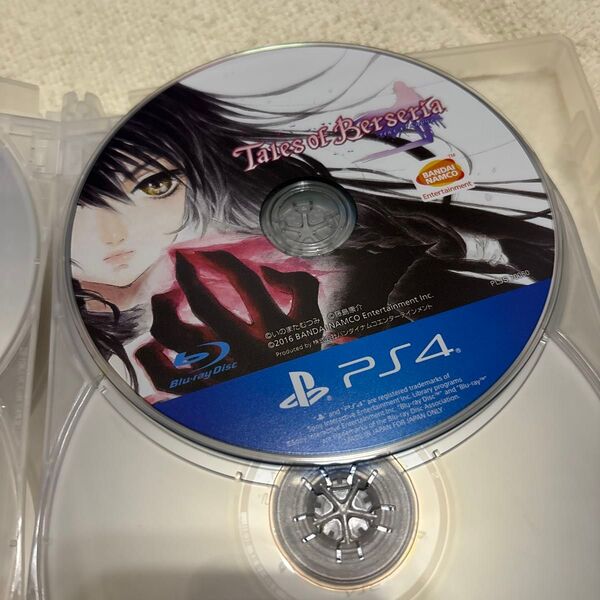PS4 テイルズ オブ ベルセリア 通常版ケース無しケース無し