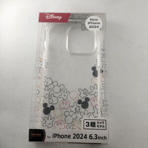 ray-out レイアウト iPhone 16 Pro ディズニー Like standard 衝撃吸収 RT-DP47A/MKM