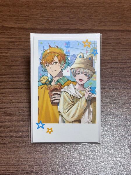 【おでかけOriens】ランダムチェキ風カード 宇佐美リト&緋八マナ