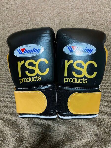 Winning rsc products ボクシンググローブ 8oz 黒 金