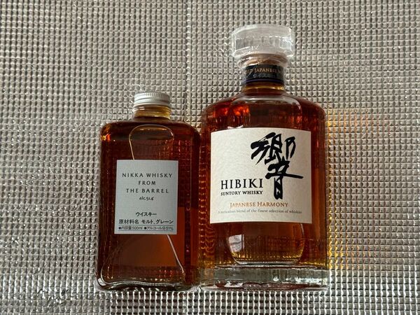 【2本セット】響ジャパニーズハーモニーとニッカフロムザバレル SUNTORY