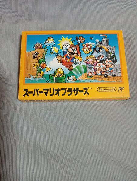 美品 【FC】 スーパーマリオブラザーズ 箱説付き ファミコン